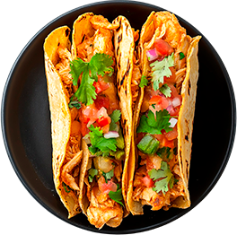Tacos dorados de pollo caseros